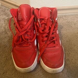 Reebok Kids Red High-Top Sneakers